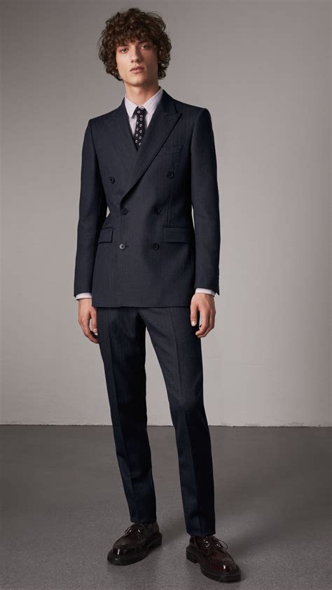 burberry blue suit|Burberry suits men.